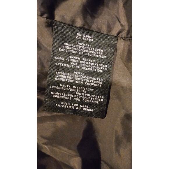 Cole Haan Windbreaker Jacket, Corduroy Neck, Lined, Black, Barn, Chore, Sz M - Picture 11 of 11